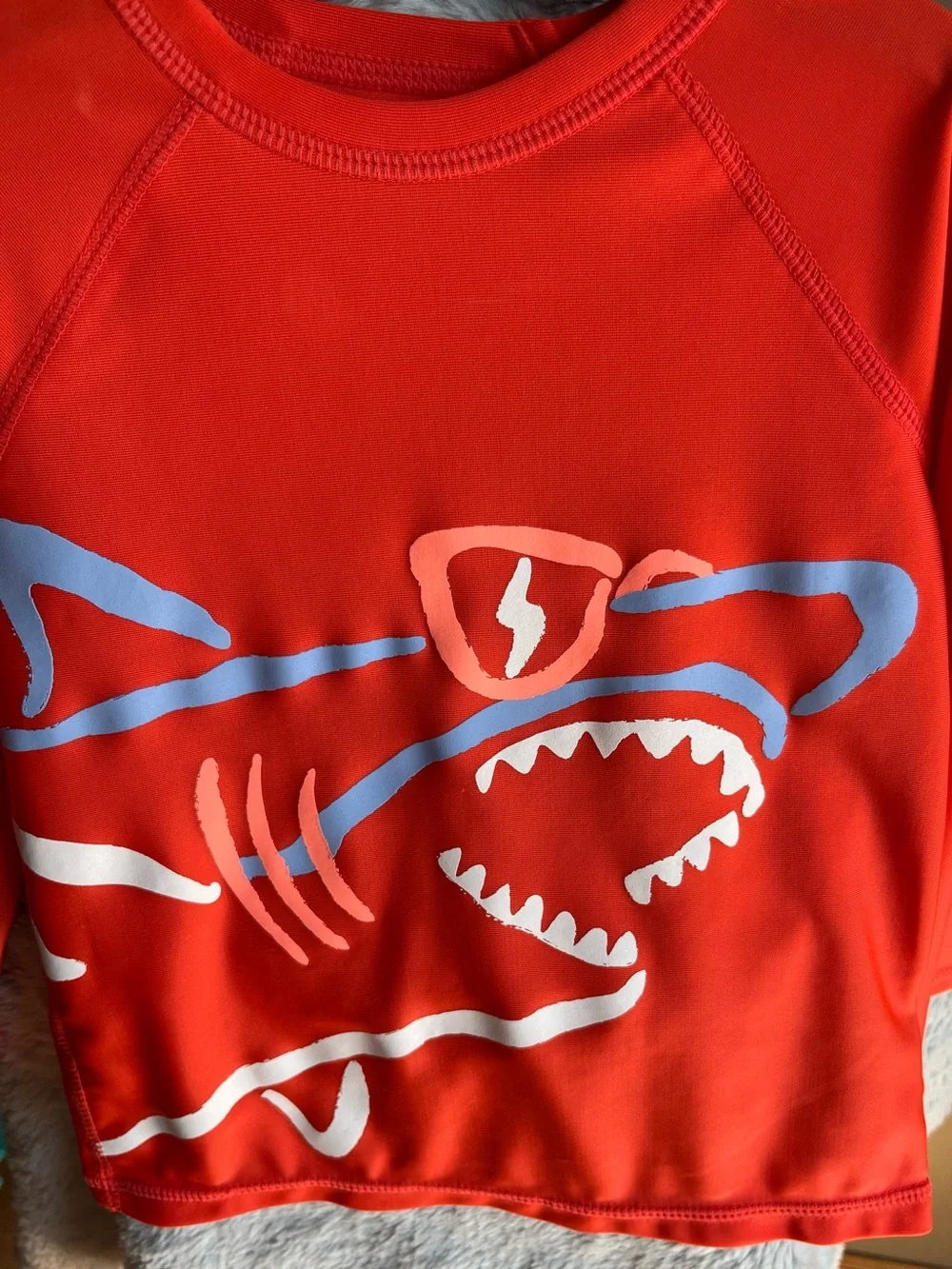 Baby GAP Rash Guard w/Shark Graphic